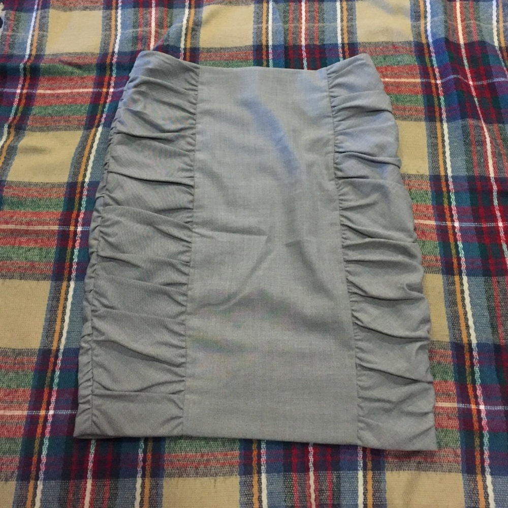 Anthropologie Gray Pencil Skirt
